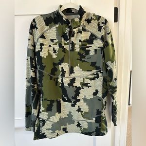 KUIU StrongFleece 210 Zip-T, Men’s XL, verde camo